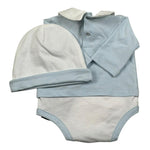 John Richmond Body Manica Lunga Tinta Unita con Cappello per Neonato RLP26002TU AZZURRO JOHN RICHMOND 
