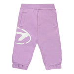 Diesel Pantalone Tuta Tinta Unita con Logo per Neonata K00627 LILLA DIESEL 