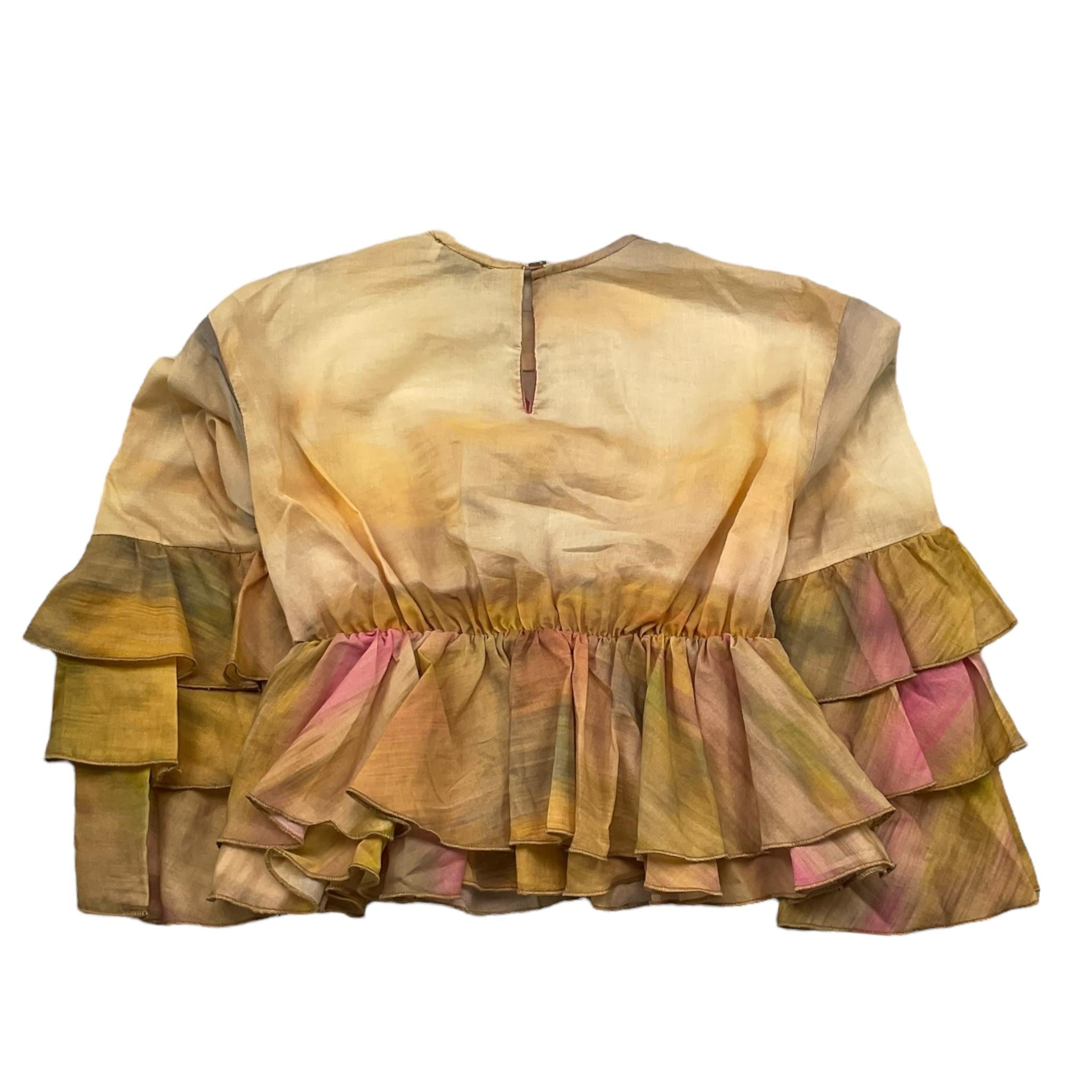 Pinko Camicia Manica Lunga Stampa Fantasia per Bambina KFCA005 BEIGE PINKO 