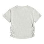 Juicy Couture T-Shirt Girocollo Tinta Unita con Stampa per Bambina JBX6620 GRIGIO JUICY COUTURE 