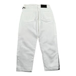 Never Too Jeans tinta unita con Profili In Contrasto Bianco per Bambino NT1689B BIANCO NEVER TOO 