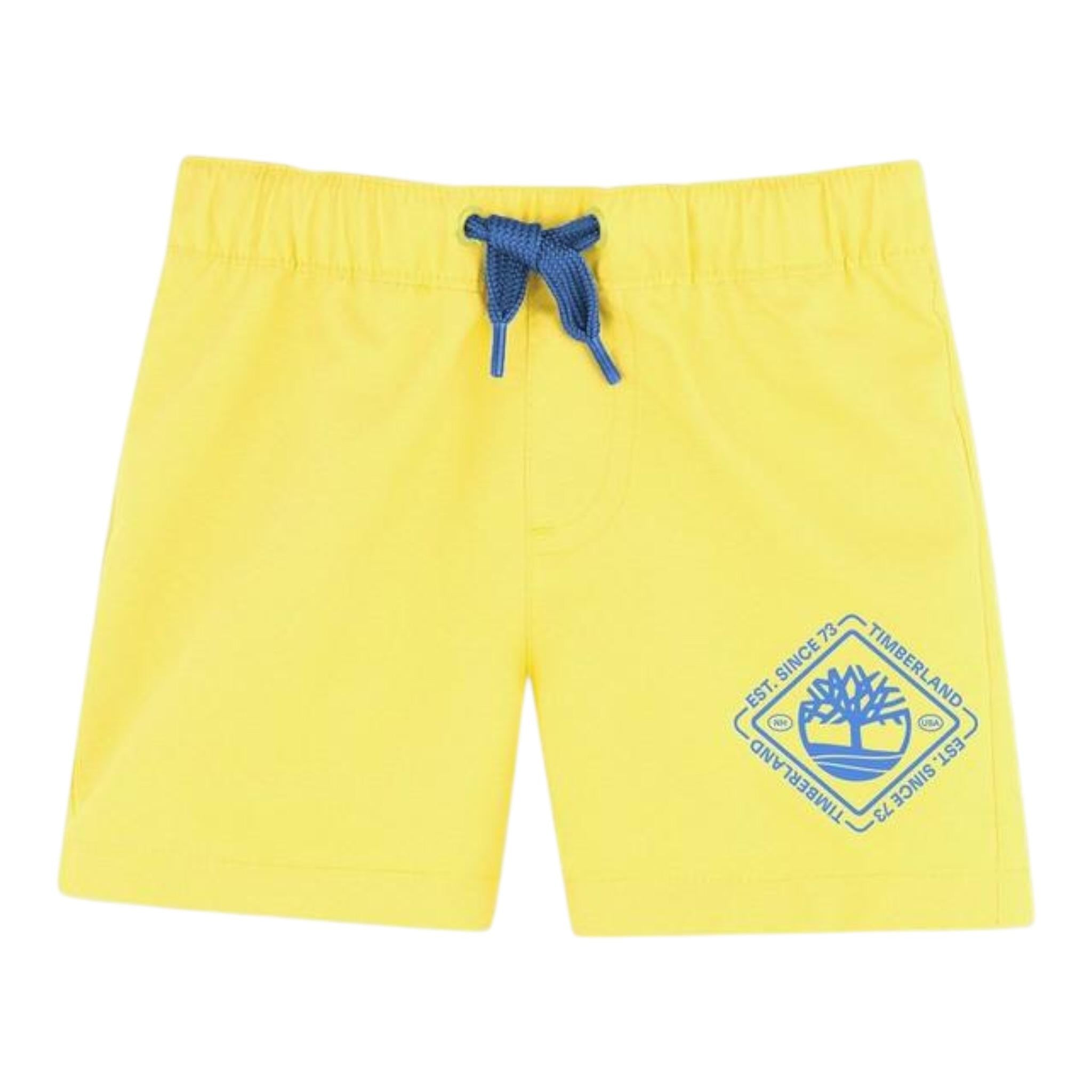 Timberland Costume Tinta Unita con Logo per Neonato T60481 GIALLO TIMBERLAND 