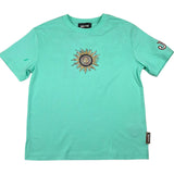 Just Cavalli T-Shirt Girocollo Tinta Unita con Stampa per Bambino JBP26086CJ VRDE ACQUA JUST CAVALLI 