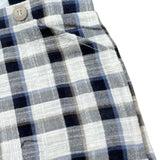 Lalalu' Pagliaccetto Mezza Manica Bicolore per Neonato PAL006PX BIANCO/BLU LALALU' 