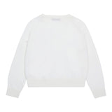 MAX&Co. maglia tinta unita girocollo con cuore Panna per Bambina MX00303 PANNA MAX&Co. 