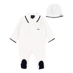 Fay Set Tutina-Cappello Tinta Unita per Neonato FUB520 BIANCO FAY 