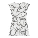 Liu Jo Abito Mezza Manica Tinta Unita con Stampe per Bambina GA3163 BIANCO LIU JO 