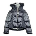 YES ZEE giubbino tinta unita con zip e cappuccio Nero per Bambina J0166 NERO YES ZEE 