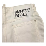 Dsquared2 Bermuda Tinta Unita Con 5 Tasche Bianco Per Bambino