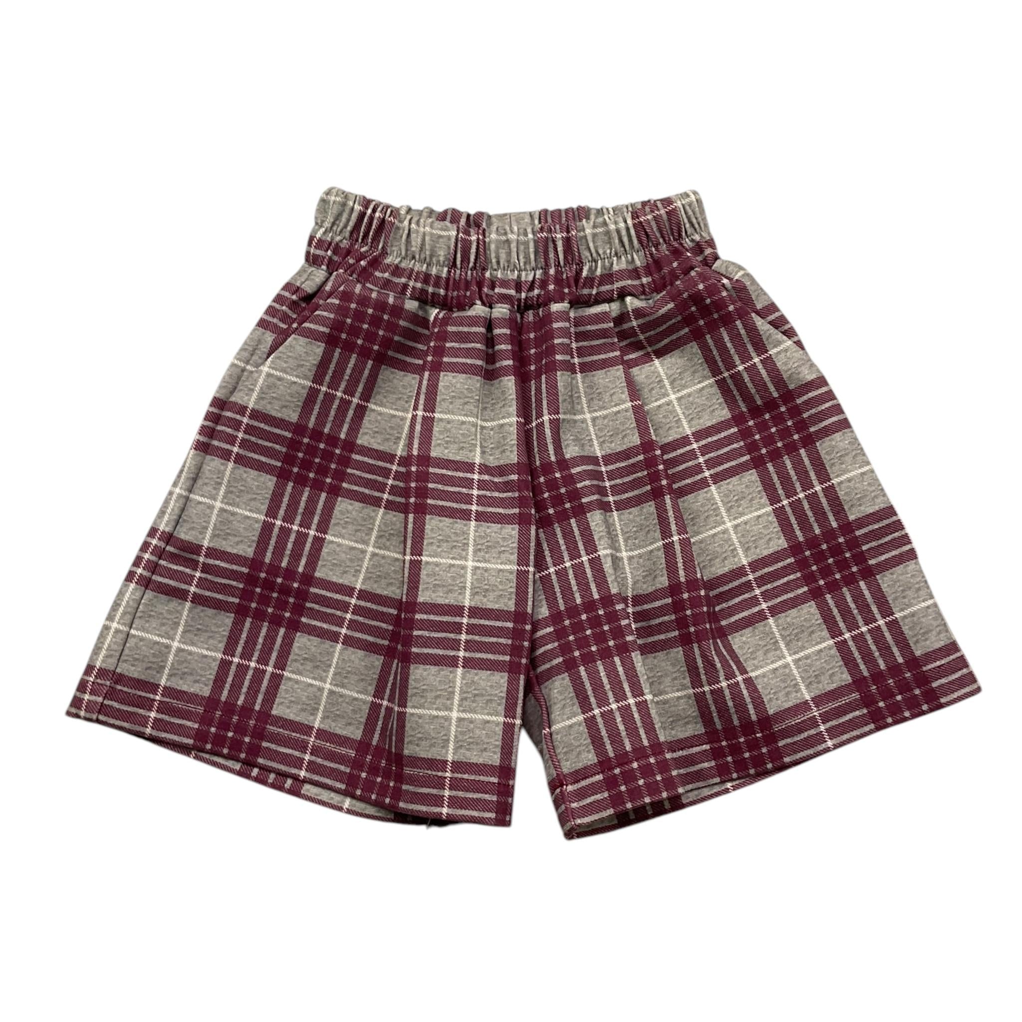 LE BEBE' short tinta unita con fantasia a righe Grigio per Neonata LBG6081 GRIGIO LE BEBE' 