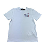 K-Way T-Shirt Girocollo Tinta Unita con Stampa per Bambino K1161ZW BIANCO K-WAY 