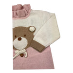 LE BEBE' tutina manica lunga bicolore Panna/rosa per Neonata LBG5444 PANNA/ROSA LE BEBE' 