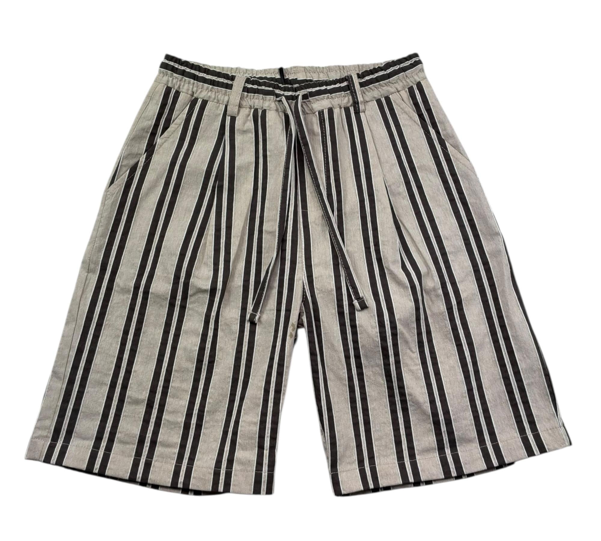 Paolo Pecora Bermuda Fantasia A Righe con Elastico In Vita per Bambino PP4298 BEIGE PAOLO PECORA 