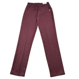 MICHAEL COAL pantalone tinta unita con elastico in vita Bordeaux per Bambino YOUTOM7157F24 BORDEAUX MICHAEL COAL 
