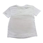 Bikkembergs T-Shirt Girocollo Tinta Unita con Stampa per Bambino BK3164 BIANCO BiKKEMBERGS 