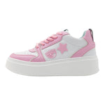 Chiara Ferragni Sneakers Bicolore Con Lacci E Logo Bianco/Rosa Per Bambina CFB250 BIANCO/ROSA CHIARA FERRAGNI 