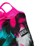 Diesel Costume Intero Tinta Unita con Balze per Neonata K00206 NERO DIESEL 