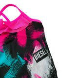 Diesel Costume Intero Tinta Unita con Balze per Neonata K00206 NERO DIESEL 