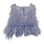 DOU DOU top giromanica tinta unita con applicazioni Lilla per Bambina DV5A42X LILLA DOU DOU 