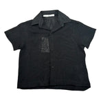 I'Am Brian Camicia Mezza Manica Tinta Unita per Bambino CA3300JX NERO I'AM BRIAN 