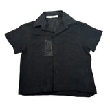 I'Am Brian Camicia Mezza Manica Tinta Unita per Bambino CA3300JX NERO I'AM BRIAN 