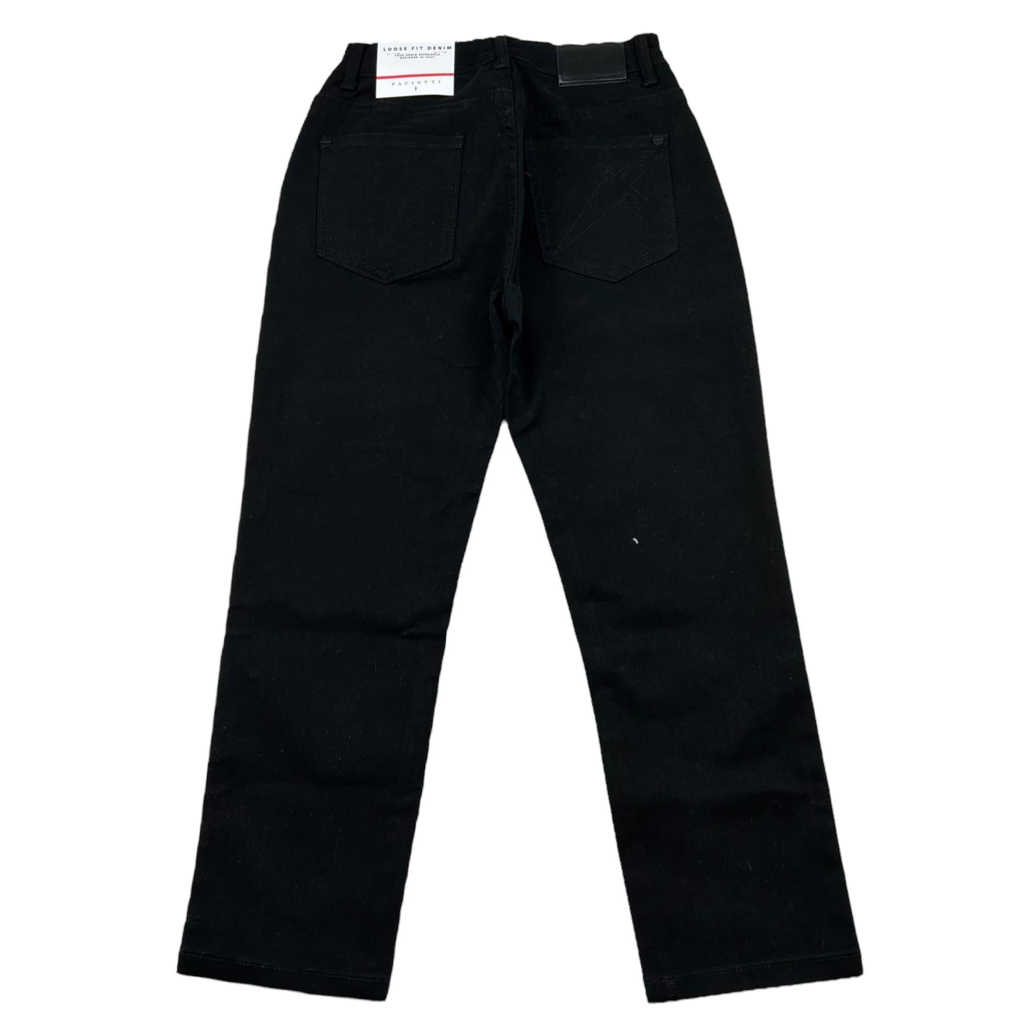 Cesare Paciotti Pantalone Tinta Unita con Girovita Regolabile per Bambino PTP5159J NERO CESARE PACIOTTI 