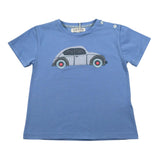 Malvi & Co T-Shirt tinta unita con Stampa Azzurro per Neonato S25B206CAJJ AZZURRO MALVI & CO 