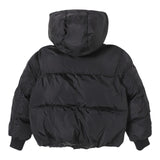 MAISON MARGIELA giubbino tinta unita con zip e cappuccio Nero per Bambino M606144 NERO MAISON MARGIELA 