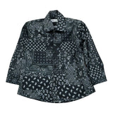 Numbers Camicia tinta unita con Fantasia Nero per Neonato 2462N NERO NUMBERS 