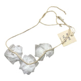 BABE & TESS cintura tinta unita con applicazioni fiori Bianco per Neonata 001 BIANCO BABE & TESS 