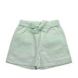 I Do Short Tinta Unita con Microfantasia per Bambina 4B530 VERDE I DO 