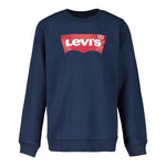 LEVI'S felpa chiusa girocollo tinta unita con stampa logo Blu per Neonato 8E9079XN BLU LEVI'S 