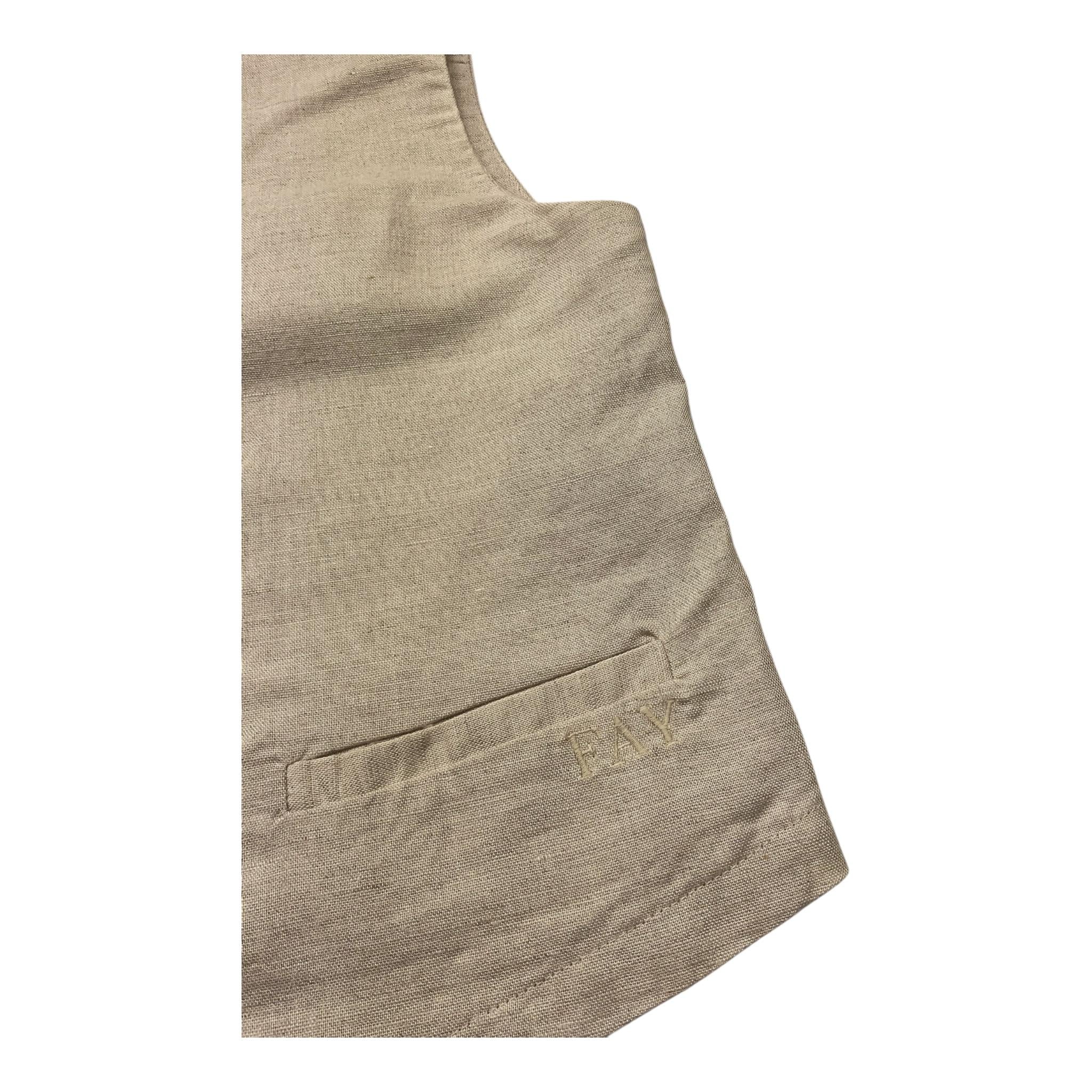 Fay Gilet Tinta Unita  per Bambino 5Q2002 BEIGE FAY 