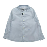 Daniele Alessandrini Camicia Manica Lunga Tinta Unita con Stampa per Neonato 1295C0674 AZZURRO DANIELE ALESSANDRINI 