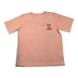 Zoe & Tobiah T-Shirt Girocollo Tinta Unita Con Stampa Rosa Per Bambina