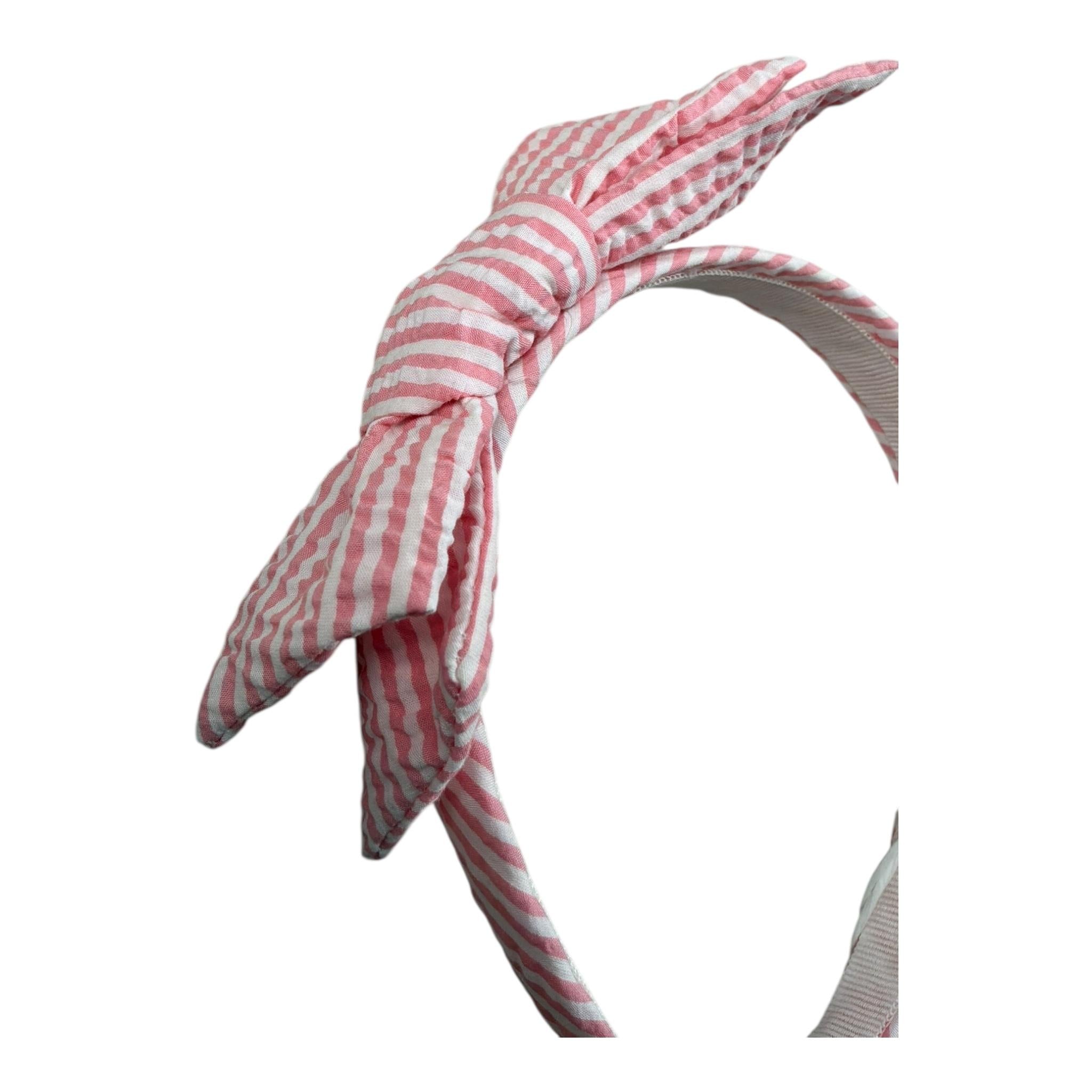 Il Gufo Cerchietto Fantasia A Righe con Fiocco per Bambina P25PH218C1080 ROSA IL GUFO 