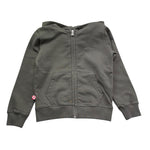 Saint Barth Felpa Tinta Unita con Zip E Cappuccio per Bambino 00644L MARRONE SAINT BARTH 