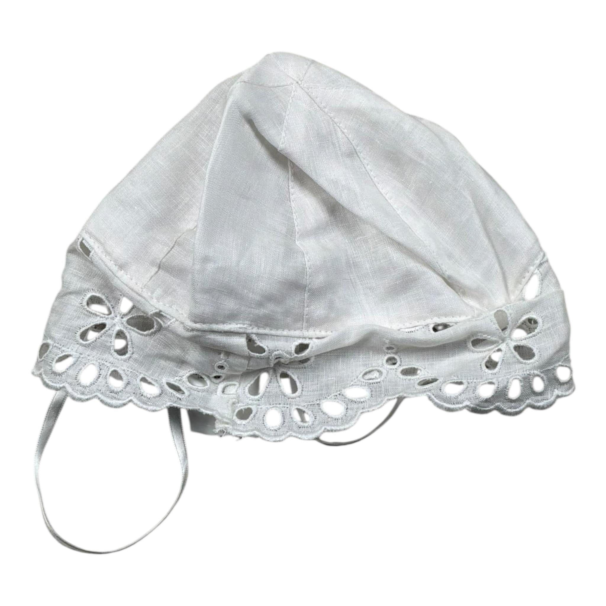 Le Bebe Cappello Tinta Unita  per Neonata LBG4759 BIANCO LE BEBE 