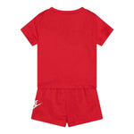 Nike Completo 2 Pezzi T-Shirt-Bermuda Tinta Unita per Bambino 86L596X ROSSO NIKE 