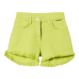Twinset Short Tinta Unita con Girovita Regolabile per Bambina 251GJ2610 VERDE ACIDO TWINSET 