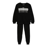 John Richmond Completo 2 Pezzi Felpa-Pantalone per Neonato RBA2452CF NERO JOHN RICHMOND 