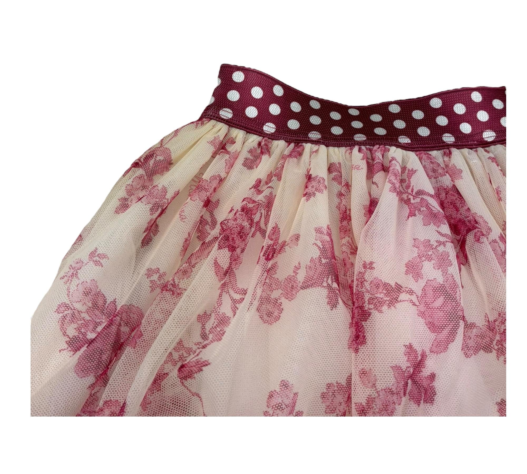 Monnalisa Completo 2 Pezzi T-Shirt-Gonna per Bambina 719702 PANNA MONNALISA 
