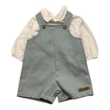CALAMARO completo 2 pezzi camicia-salopettes Azzurro per Neonato 11074 AZZURRO CALAMARO 