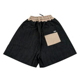 Stay Street Bermuda Bicolore con Elastico In Vita per Bambino BRB2001 BEIGE/NERO STAY STREET 