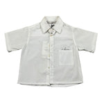 I'M Brian Camicia Mezza Manica Tinta Unita per Neonato CA2123J BIANCO I'M BRIAN 