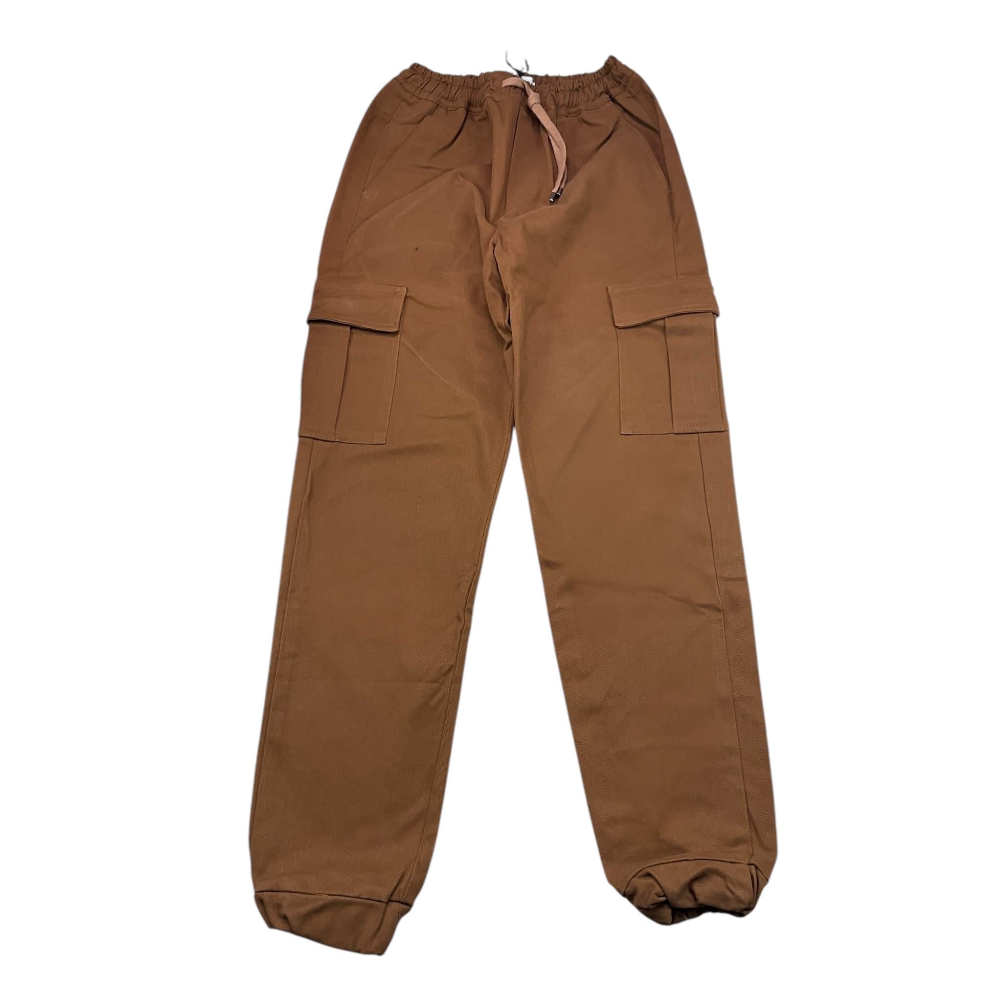 SHAKO' pantalone tuta tinta unita con elastico in vita Marrone per Bambino PSK1160J MARRONE SHAKO' 