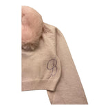 MISS BLUMARINE coprispalle tinta unita con colletto Rosa per Neonata IF3126 ROSA MISS BLUMARINE 