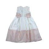 Isabel Abito Cerimonia Bicolore Giromanica per Bambina 24C338B BIANCO/ROSA ISABEL 