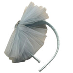 DAGA COLLECTION cerchietto tinta unita con tulle Azzurro per Bambina A24112 AZZURRO DAGA COLLECTION 