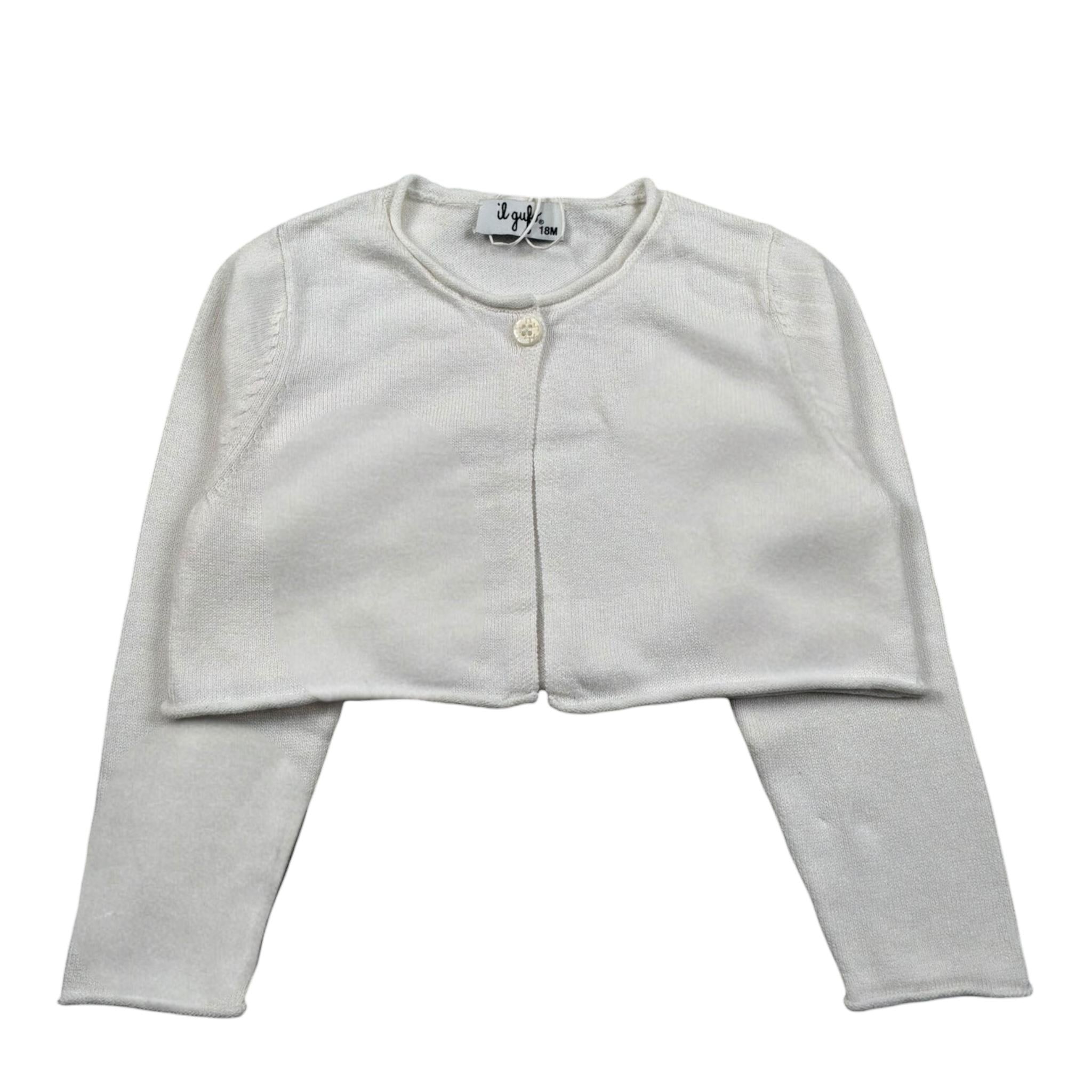 Il Gufo Coprispalle Tinta Unita per Neonata P25GF118EM109 PANNA IL GUFO 